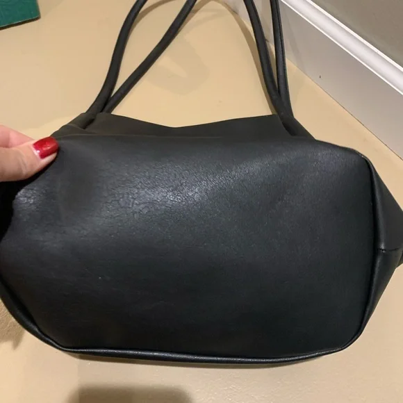 Black Tote Bag with White Mickey Mouse Design EUC - Picture 5 of 9